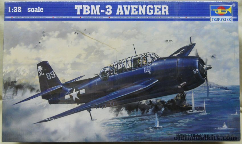 Trumpeter 1/32 Grumman TBM-3 Avenger, 02234 plastic model kit